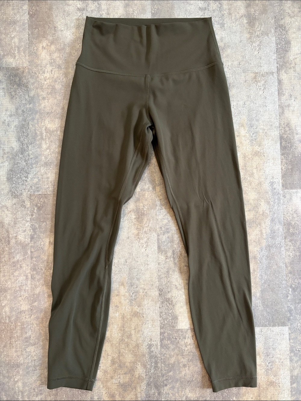 Lululemon Align High-Rise Pant 25” — Dark Olive, 6